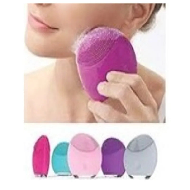 Massageador Facial Elétrico com Esponja – Limpeza Profunda e Renovação da Pele