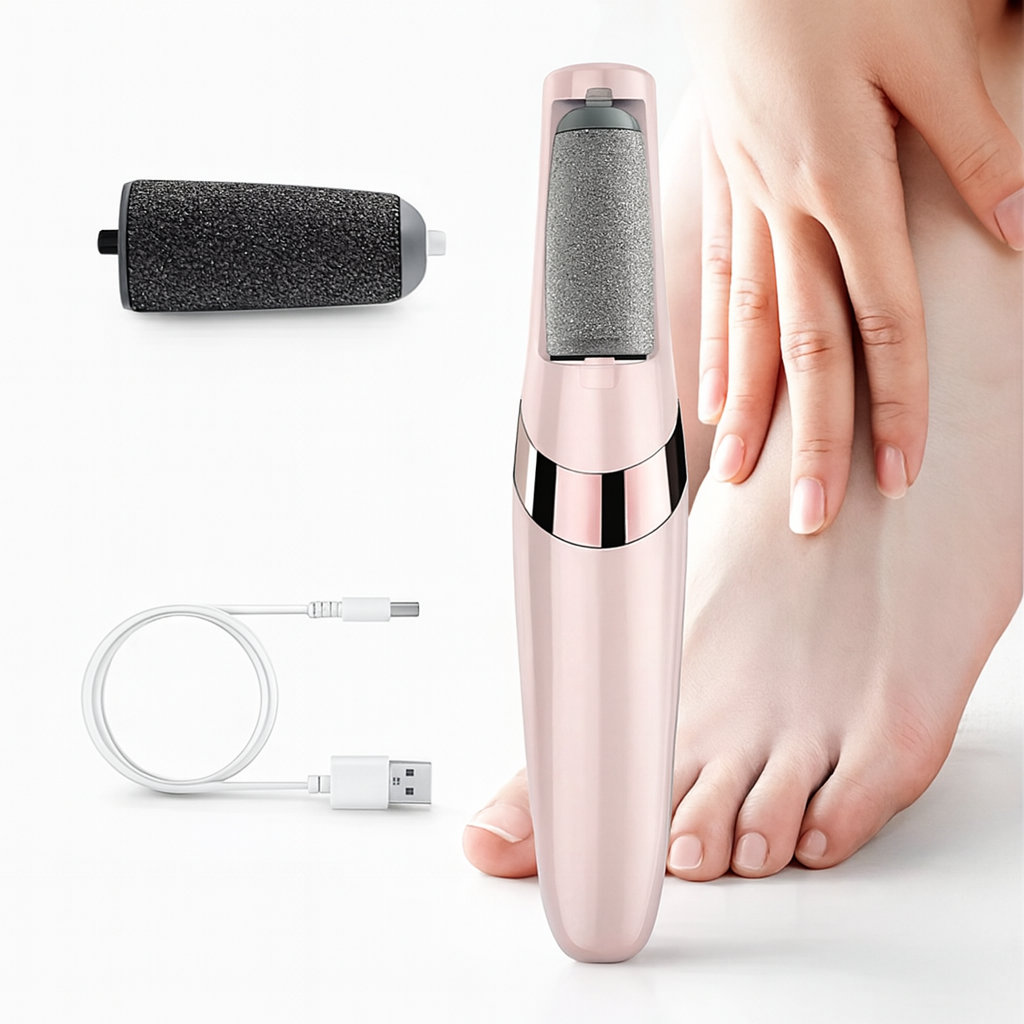 Removedor Profissional De Calos Lixador de Pé Elétrico Recarregável USB Portatil